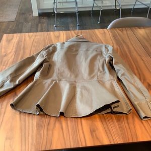 Great looking frame denim jacket with proline in army green